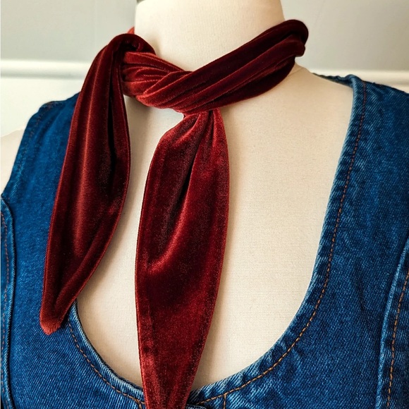 I’m With The Band Vintage Velvet Neck & Hair Ties - Picture 4 of 4